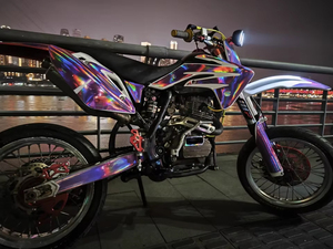 Kit de Calcomanías de Vinilo Láser CQHZJ 3M, Calcomanías <span class=keywords><strong>Personalizadas</strong></span> <span class=keywords><strong>para</strong></span> Motocicletas, Compatibles con KTM SX65 SX 65 2002-2008 Dirt Bike - Product Image 3