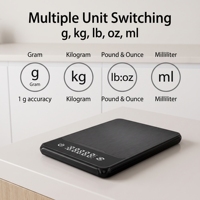Balance électronique légère à piles pour usage domestique, gadget de mesure pour la cuisine