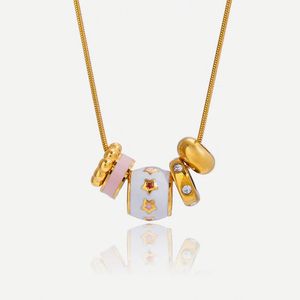 Großhandel Custom 18 Karat vergoldet Edelstahl Anhänger Anti-Tarnish Name Schmuck Halskette für Frauen Männer Mädchen - Product Image 1