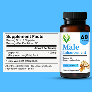 Cápsulas de Mejora Masculina Personalizadas OEM, Suplemento Dietético con Raíz de Tongkat Ali, Promueve el Equilibrio Hormonal - Product Image 2