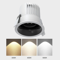 Plafonnier LED encastré en aluminium anti-éblouissement, alimentation AC110V AC220V, projecteur encastré 5W 7W 10W pour la maison – Approvisionnement direct usine