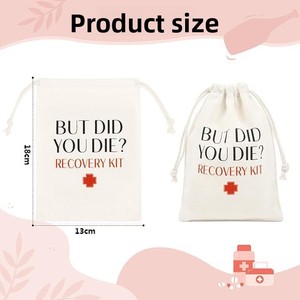 Nouveau sac cadeau en coton recyclable imprimé par transfert thermique avec cordon de serrage pour autocollants de fête, bougies et rangement de bijoux, idéal pour l'exportation transfrontalière - Product Image 4