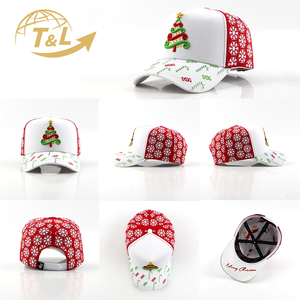 Gorras de Béisbol Curvas Navideñas al por Mayor 4UGEAR, Gorras de Algodón con Visera, Gorras Snapback de 5 Paneles, Gorras Trucker - Product Image 2