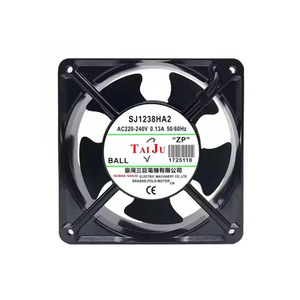 Ventilateur axial mural Taiju 12 cm 220 V 0,13 A avec roulement à billes et pales en plastique, ventilateur de refroidissement électrique pour armoire électrique - Product Image 1