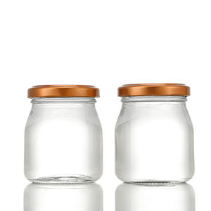 Bocaux en verre de 50 ml, 120 ml, 200 ml avec couvercle à vis en métal pour aliments pour bébés, nids d'oiseaux, emballages de boissons, bocal en verre de qualité alimentaire sans BPA/PVC - Product Image 1