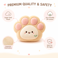 Fabricant de Peluches Patte de Chat Personnalisées en Gros – Jouets en Peluche Doux avec Logo pour Promotion de Marque et Commandes en Gros