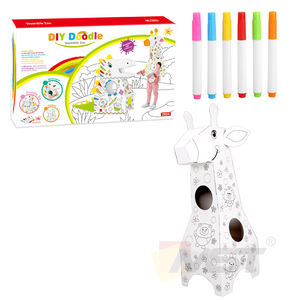 Peinture en carton <span class=keywords><strong>Halloween</strong></span>, assemblage portable dinosaure Montessori jouets éducatifs, jeu de gribouillage à main pour enfants - Product Image 5