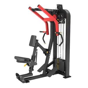 Fitness geräte Maquinas De Gimnasio Fitness Bodybuilding Double Pull Back Trainer Kommerzielle Kraft maschine Sitzendes Rudern