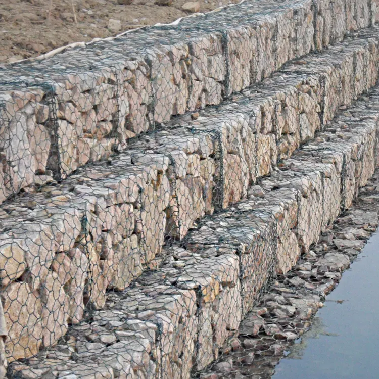 Trung Quốc Nhà sản xuất 2x1x1m gabion hộp lục giác gabion giỏ sắt dây lưới cho lồng giá