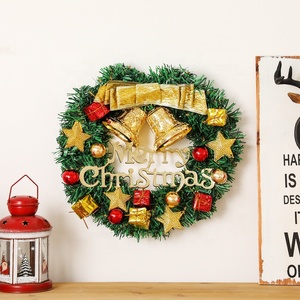 Décorations de Noël 30cm Simulation Plantes Guirlande De Noël Porte Suspendus Fenêtre Accessoires Fond <span class=keywords><strong>Arbre</strong></span> De Noël Accessoires - Product Image 6