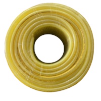Tuyau de gaz en PVC transparent le plus populaire avec bande de ligne jaune sur le marché bolivien-Manguera De Gas 3/8 "10x16mm 500PSI