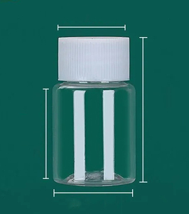 Xinrunjin ขวดพลาสติกเปล่าขนาดเล็กใสพร้อมฝาเกลียวขวดบรรจุอาหารเกรดกว้างแบบพกพา - Product Image 6