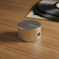 Perillas de Control de Aluminio Mecanizadas por CNC Personalizadas, Fabricante de Perillas de Potenciómetro de Volumen para Amplificador de Audio OEM