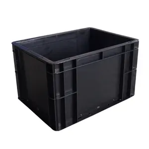 Personalizzazione di fabbrica scatola ondulata antistatica in PP ESD nera
