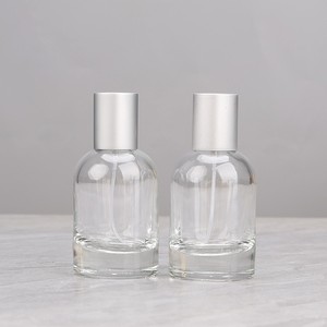 Envases de Perfume Personalizados, Redondos, de 30 ml, 50 ml, 100 ml, de Vidrio, Estilo <span class=keywords><strong>Le</strong></span> <span class=keywords><strong>Labo</strong></span>, con Pulverizador y Tapa Plateada - Product Image 1