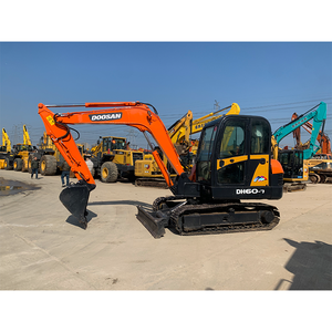 Высококачественный, в хорошем состоянии, популярный в Корее, подержанный мини-экскаватор 5.5T Doosan DH60, гусеничный экскаватор Dh60-7 Dx60 - Product Image 2