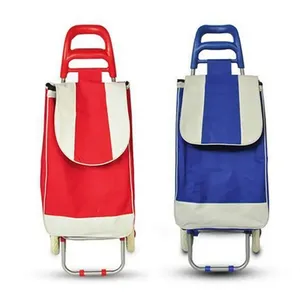 <span class=keywords><strong>Carrito</strong></span> de Compras Plegable 2026, de Poliéster 600D, para Supermercado y Tienda, Gran Venta - Product Image 1