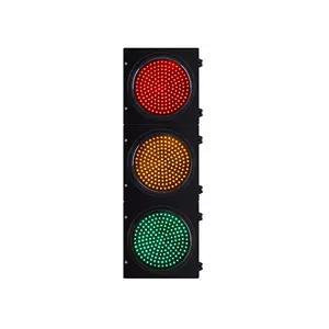 Luz LED de tráfico con carcasa de aluminio, 300mm, rojo, ámbar, verde