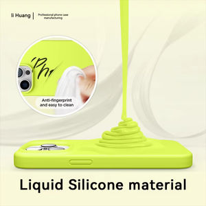 Custodia Protettiva Antiurto in Silicone Liquido di Alta Qualità per <span class=keywords><strong>iPhone</strong></span> 17 16 15 <span class=keywords><strong>14</strong></span> Pro Max con Protezione per Obiettivo Fotocamera - Product Image 6