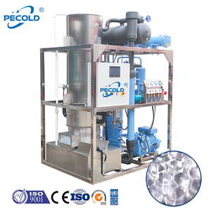 เครื่องทำน้ำแข็งหลอด PECOLD ขนาด 1-20 ตันต่อวัน ระบบไฟฟ้าเฟสเดียว 220 โวลต์ ผลิตน้ำแข็งก้อน - Product Image 2