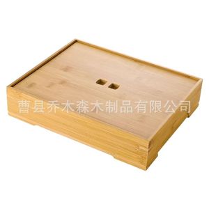 Loncheras de bambú y madera de alta gama, loncheras especiales para comidas corporativas y recepciones empresariales con compartimentos y platos. - Product Image 5