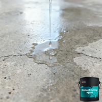 Enduit liquide époxy haute résistance pour béton - Durcisseur de sol écologique, anti-poussière et résistant à l'usure pour usage industriel longue durée