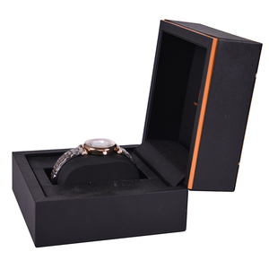 Caja de reloj de lujo hecha a medida, caja de regalo para exhibición, estuche pequeño cuadrado de cuero para relojes. - Product Image 2