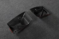 JCSPORTLINE Conduits d'air de pare-chocs avant en fibre de carbone sèche pré-imprégnée pure pour BMW G87 M2 Coupé 2023