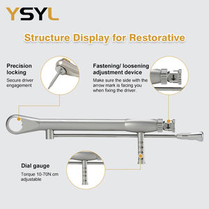 Kit complet d'implants dentaires manuels, 16 modèles de tournevis, outils chirurgicaux universels autoclavables, restauration dentaire, <span class=keywords><strong>implant</strong></span> dentaire - Product Image 5