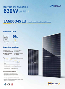 แผงโซลาร์เซลล์โมโนคริสตัลไลน์ JA Solar JAM66D45-610/LB 610W ชนิด N-Type ประสิทธิภาพสูงและคุณภาพดี ราคาประหยัด JAM66D45-610/LB JA So - Product Image 5