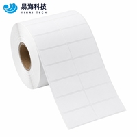 Autocollants rectangulaires imperméables en papier pierre auto-adhésifs |   Étiquettes de prix personnalisables et étiquettes d'emballage pour journaux