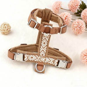 工場直送ペット用品カスタムボヘミアンデザインパーソナライズ通気性ファッション犬用ハーネス耐久性エコフレンドリー頑丈 - Product Image 4
