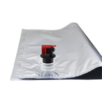 Sac d'emballage pour vin en aluminium sans BPA personnalisé avec robinet/valve, capacité de 3L à 20L, taille et couleur personnalisables