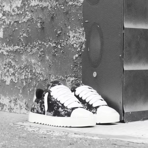 Zapatillas casuales transpirables con cordones, tela elástica, suela de goma, zapatos casuales para hombre, primavera otoño, venta al por mayor, zapatos modernos y gruesos. - Product Image 2