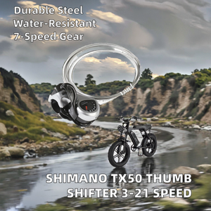 Pour Shimano <span class=keywords><strong>Tourney</strong></span> TX50 3 6 7 18 21 vitesses vtt dérailleur <span class=keywords><strong>avant</strong></span> pouce manette de vitesse levier de vitesse Plus pour VTT" - Product Image 2