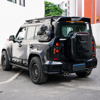 Kit de style Defender pour Jetour T2 comprenant pare-chocs, feux de toit, extensions d'ailes, spoiler, jupes latérales, accessoires de modification extérieure en ABS