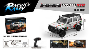 Coche RC Miniatura 1:43 4x4 <span class=keywords><strong>de</strong></span> Escritorio, Simulación a Escala Real, Todoterreno Eléctrico <span class=keywords><strong>de</strong></span> Plástico, Camioneta Rock Crawler <span class=keywords><strong>de</strong></span> Grado Hobby para Niños - Product Image 4