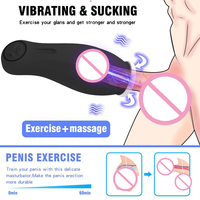 Nouveau stimulateur de gland pour hommes, masseur vibrant et à aspiration, jouet de soin personnel masculin pour l'entraînement de l'endurance, vente en gros d'usine