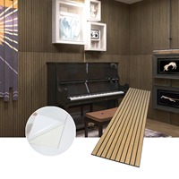 Panneau acoustique auto-adhésif décoratif haut de gamme, panneau insonorisant fin pour la décoration d'hôtel