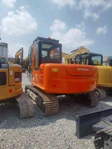 Excavadora original HITACHI ZX80 de segunda mano en buen estado, precio bajo, de 7 toneladas peso operativo, modelo 2016-4001 horas, incluye - Product Image 5