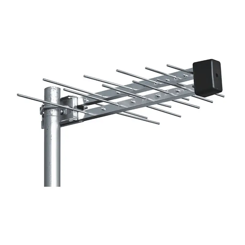 Antena de diseño de estilo Yagi de largo alcance HDTV UHF de 20 elementos logarítmicos con uso en exteriores