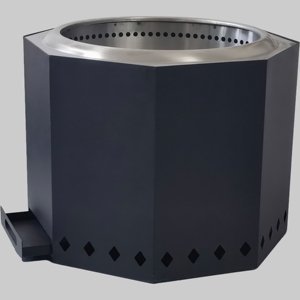 Chimeneas de leña de <span class=keywords><strong>doble</strong></span> <span class=keywords><strong>cara</strong></span> para patio trasero, de acero inoxidable, fáciles de limpiar, con etiqueta personalizada, sin humo - Product Image 1