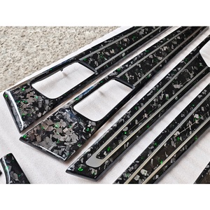 Nuevo Kit Interior de Fibra de Carbono Forjada con Patrón 2017-2023 para Panel de Control Central, Reposabrazos y Decoración de Actualización/Modificación Panamera - Product Image 4