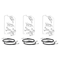 Kit de câblage industriel en acier pour disjoncteur 3 pôles 3S LV848610SP, pièce de rechange pour MTZ2/MTZ3/NW, neuf et original
