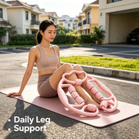 Masseur circulaire de fitness et yoga pour les jambes, rouleau de massage multifonctionnel pour soulager les muscles des épaules et des bras, adapté aux jeunes, enfants, personnes âgées et amateurs de fitness