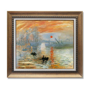 Pintura al óleo de alta calidad, óleo de la famosa reproducción artística de Claude Monet Sunrise - Product Image 1