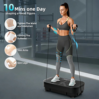 Plaque vibrante pour le corps entier, machine de massage vibratoire pour l'exercice, plaque de fitness vibratoire