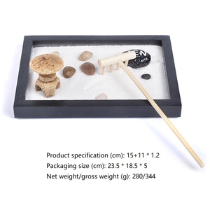 Mini jardin zen de haute qualité, kits de mini jardin zen, mini jardin zen japonais, <span class=keywords><strong>pierre</strong></span> brute de cristal pour la <span class=keywords><strong>d</strong></span>écoration - Product Image 2