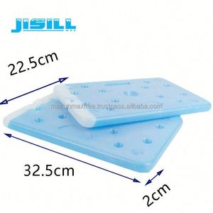 Wholesale <b>Custom</b> Eco-Friendly Classic Leather Waterproof <b>Insulated</b> Hard Plastic HDPE+Gel Portable Reusable Cooler Bag - Product Image 6