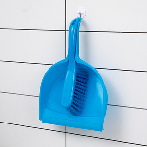 Plastic Dustpan Brush Set Blue 2 In 1 Desktop <b>Cleaning</b> Tool - Product Image 1